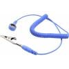 Quadrios ESD zemnicí kabel 1.80 m tlačítko 10 mm, zástrčka, krokosvorka