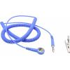 Quadrios ESD zemnicí kabel 3.60 m tlačítko 10 mm, zástrčka, krokosvorka