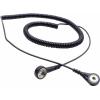 Quadrios ESD zemnicí kabel 3.60 m tlačítko 10 mm, tlačítko 4 mm