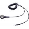 Quadrios ESD zemnicí kabel 1.80 m tlačítko 4 mm , přípojka s kabelovým očkem