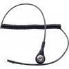 Quadrios ESD zemnicí kabel 1.80 m tlačítko 4 mm , přípojka s kabelovým očkem