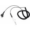 Quadrios ESD zemnicí kabel 3.00 m svorka, tlačítko 10 mm, zástrčka, krokosvorka