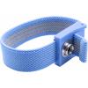 Quadrios ESD náramek modrá tlačítko 10 mm