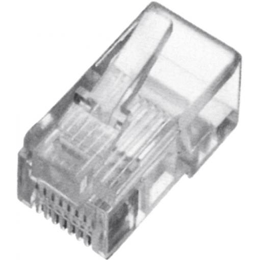 Digitus A-MO 8/8 SRS Modulární konektor RJ45 CAT 5e, stíněný A-MO 8/8 SRS zástrčka, rovná Počet pólů 8P8C 1 ks