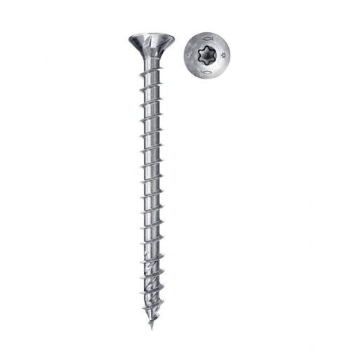 Fischer 670350 Power-Fast II šrouby do dřevotřísky 5 mm 30 mm T profil ocel galvanizováno zinkem 200 ks