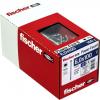 Fischer 670457 Power-Fast II šrouby do dřevotřísky 6 mm 100 mm T profil ocel galvanizováno zinkem 100 ks