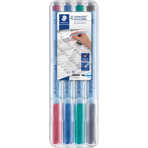 Staedtler popisovač fólií Lumocolor 305M WP4-1 tříděná (není možný výběr barev)