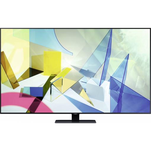 QLED TV 163 cm 65 palec Samsung GQ65Q80 Twin DVB-T2/C/S2, UHD, Smart TV, WLAN, PVR ready, CI+ stříbrná