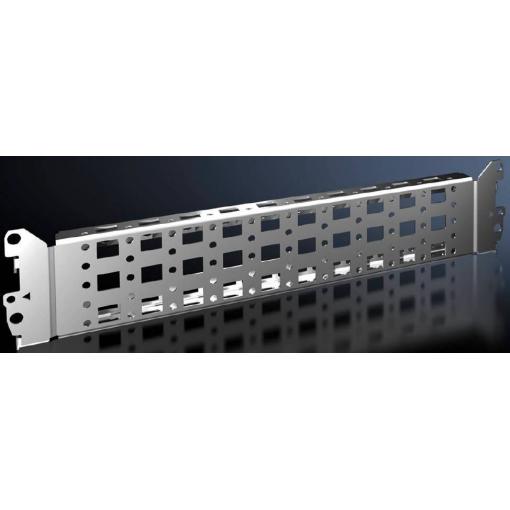 Rittal VX 8617.110 8617110 montážní podvozek s otvory (d x š x v) 295 x 23 x 64 mm ocelový plech 4 ks