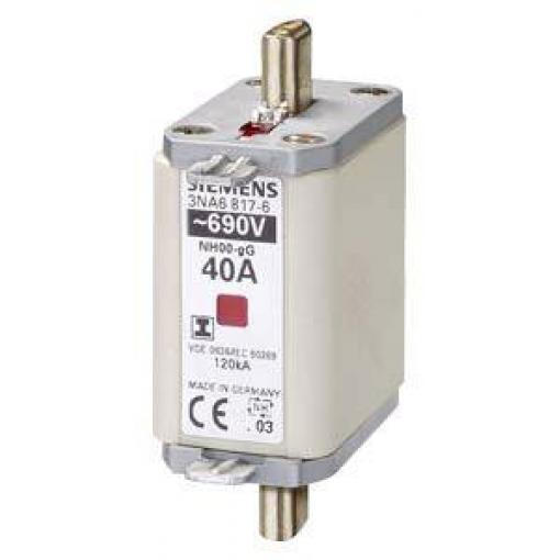 Siemens 3NA68206 sada pojistek Velikost pojistky = 0 50 A 690 V 3 ks