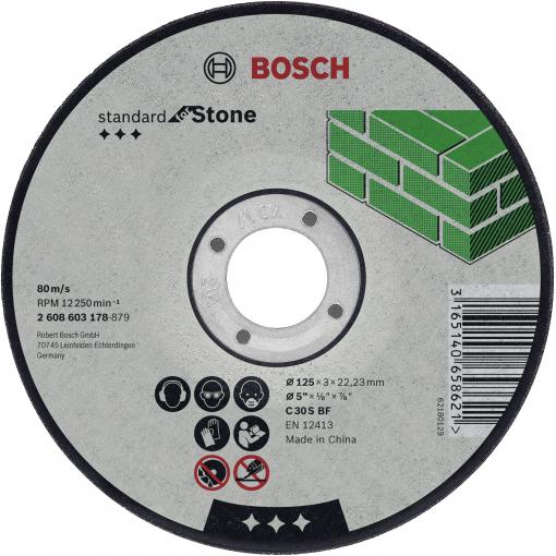 Bosch Accessories 2608603179 2608603179 řezný kotouč rovný 180 mm 1 ks kámen