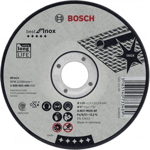 Bosch Accessories 2608603508 2608603508 řezný kotouč rovný 230 mm 1 ks ocel
