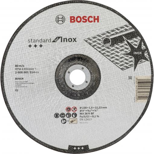 Bosch Accessories 2608601514 2608601514 řezný kotouč lomený 230 mm 1 ks INOX