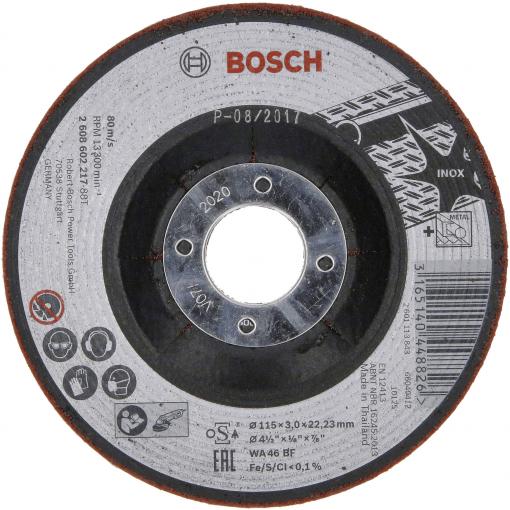 Bosch Accessories 2608602218 2608602218 brusný kotouč rovný 125 mm 1 ks ocel
