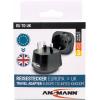 Ansmann 1250-0031 cestovní adaptér EU to UK