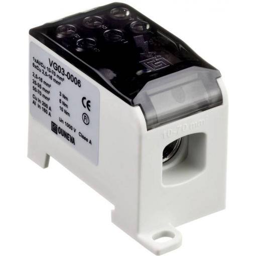 Ouneva Group VG03-0006 blok rozvaděče šroubovací šedá 1 ks