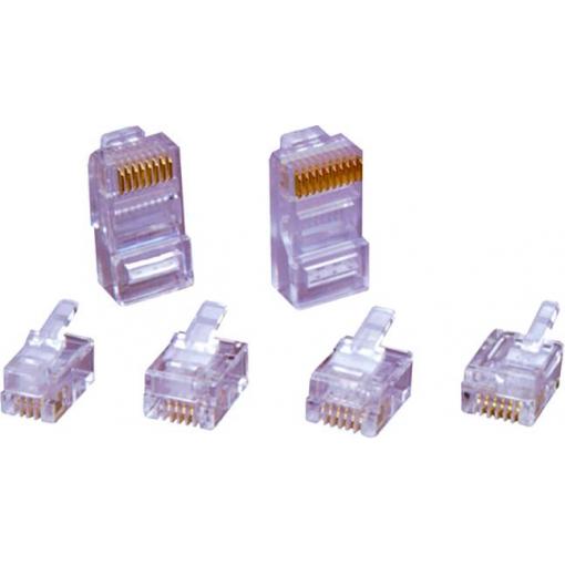 encitech RJ126P6CR, 6510-0104-04, RJ45 konektor, RJ12, piny:6P6C, 1 ks