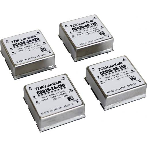 TDK-Lambda CCG15-48-15S DC/DC měnič napětí do DPS 15 V 1 A 15 W Počet výstupů: 1 x Obsah 1 ks