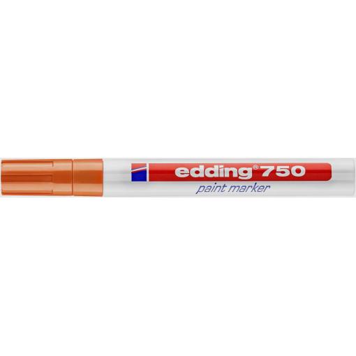 Edding 750 paint marker 4-750006 popisovač na laky oranžová 2 mm, 4 mm