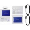 Samsung Portable T7 2 TB, externí SSD disk, USB 3.2 (Gen 2) , modrá