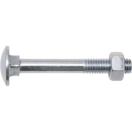 SWG 223 8 50 67 vratový šroub 8 mm 50 mm čtyřhran DIN 603 ocel pozinkované 25 ks