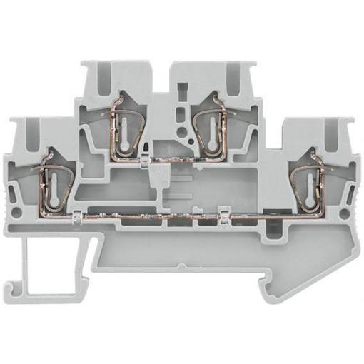 Siemens 8WH20200AF00 dvojitá svorka přípojka s pružinovým protitahem šedá 50 ks