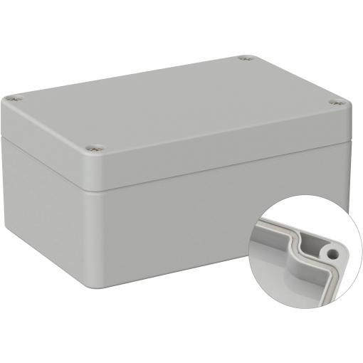TRU COMPONENTS TC-9065452 Venkovní kryt 120 x 80 x 55 polykarbonát šedobílá (RAL 7035) 1 ks