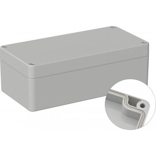 TRU COMPONENTS TC-9065472 Venkovní kryt 160 x 80 x 55 polykarbonát šedobílá (RAL 7035) 1 ks