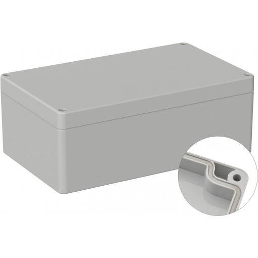 TRU COMPONENTS TC-9065480 Venkovní kryt 200 x 120 x 75 polykarbonát šedobílá (RAL 7035) 1 ks