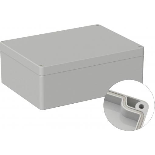 TRU COMPONENTS TC-9065488 Venkovní kryt 200 x 150 x 75 polykarbonát šedobílá (RAL 7035) 1 ks