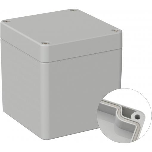 TRU COMPONENTS TC-9065496 Venkovní kryt 82 x 80 x 85 polykarbonát šedobílá (RAL 7035) 1 ks