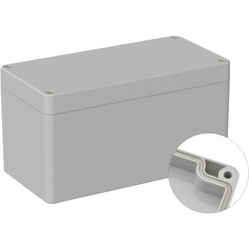 TRU COMPONENTS TC-9065516 Venkovní kryt 160 x 80 x 85 polykarbonát šedobílá (RAL 7035) 1 ks
