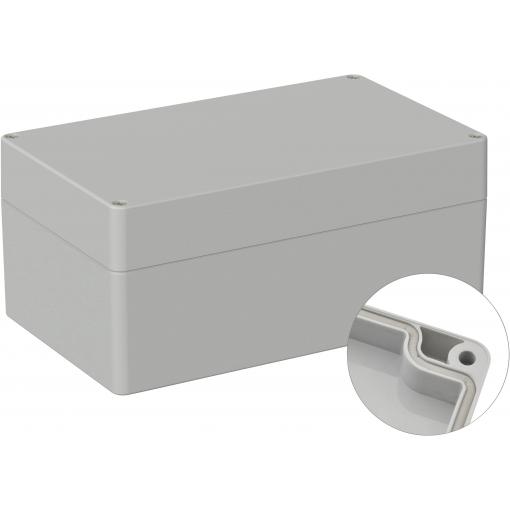 TRU COMPONENTS TC-9065524 Venkovní kryt 200 x 120 x 90 polykarbonát šedobílá (RAL 7035) 1 ks