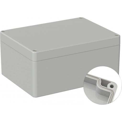 TRU COMPONENTS TC-9065532 Venkovní kryt 160 x 120 x 75 polykarbonát šedobílá (RAL 7035) 1 ks