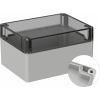 TRU COMPONENTS TC-9065536 Venkovní kryt 160 x 120 x 90 polykarbonát šedobílá (RAL 7035) 1 ks