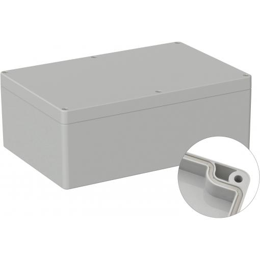 TRU COMPONENTS TC-9065544 Venkovní kryt 240.3 x 160.3 x 90 polykarbonát šedobílá (RAL 7035) 1 ks