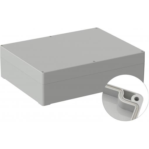 TRU COMPONENTS TC-9065572 Venkovní kryt 300 x 230 x 85 polykarbonát šedobílá (RAL 7035) 1 ks
