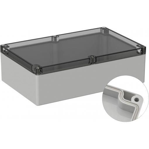 TRU COMPONENTS TC-9065576 Venkovní kryt 300 x 230 x 85 polykarbonát šedobílá (RAL 7035) 1 ks