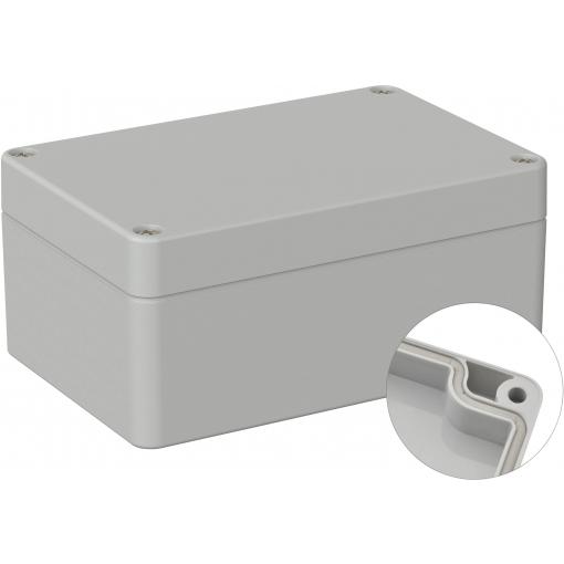TRU COMPONENTS TC-9065608 Průmyslová skříň 120 x 80 x 55 ABS šedobílá (RAL 7035) 1 ks