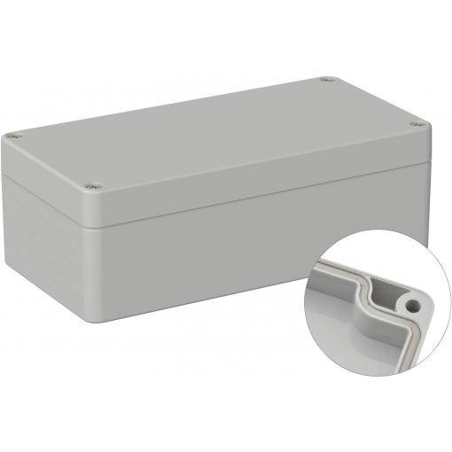 TRU COMPONENTS TC-9065632 Průmyslová skříň 160 x 80 x 55 ABS šedobílá (RAL 7035) 1 ks