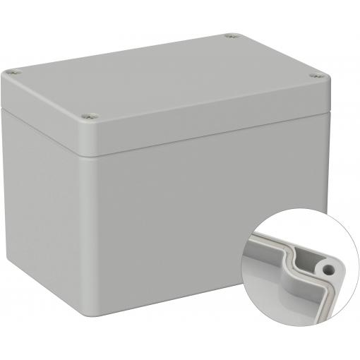 TRU COMPONENTS TC-9065648 Průmyslová skříň 120 x 80 x 85 ABS šedobílá (RAL 7035) 1 ks