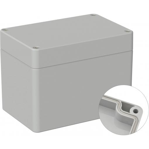 TRU COMPONENTS TC-9065660 Průmyslová skříň 120 x 80 x 90 ABS šedobílá (RAL 7035) 1 ks