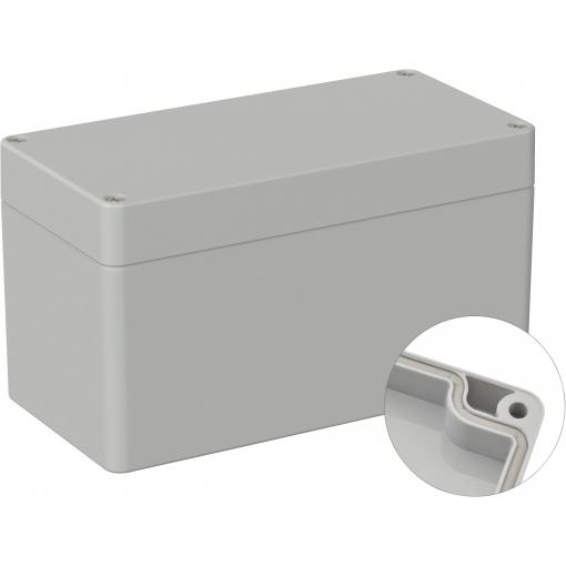 TRU COMPONENTS TC-9065668 Průmyslová skříň 160 x 80 x 90 ABS šedobílá (RAL 7035) 1 ks