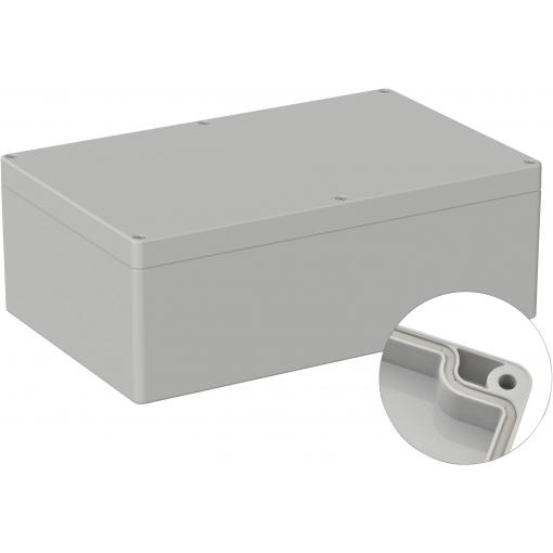 TRU COMPONENTS TC-9065684 Průmyslová skříň 250 x 160 x 90 ABS šedobílá (RAL 7035) 1 ks
