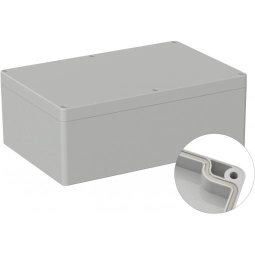 TRU COMPONENTS TC-9065688 Průmyslová skříň 240.3 x 160.3 x 90 ABS šedobílá (RAL 7035) 1 ks