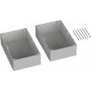 TRU COMPONENTS TC-9065716 Průmyslová skříň 250 x 160 x 150 ABS šedobílá (RAL 7035) 1 ks