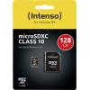 Intenso Intenso - Flash-Speicherkarte (microSDXC-an-SD-Adapter inbegriffen) paměťová karta microSDXC 128 GB Class 10 vč. SD adaptéru