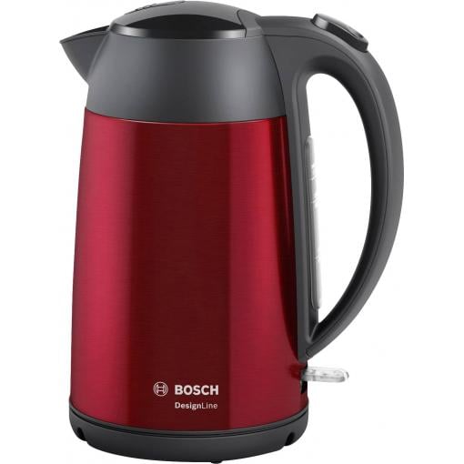 Bosch Haushalt TWK3P424 rychlovarná konvice, bezšňůrová, ochrana proti přehřátí, červená, TWK3P424