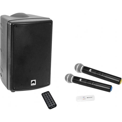 Omnitronic WAMS-08BT + UWM-2HH aktivní PA reproduktor 1 sada