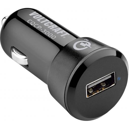 VOLTCRAFT CQCP-3000 USB nabíječka 19.5 W do auta, pro nákladní vozidla Výstupní proud (max.) 3000 mA Počet výstupů: 1 x USB Qualcomm Quick Charge 3.0